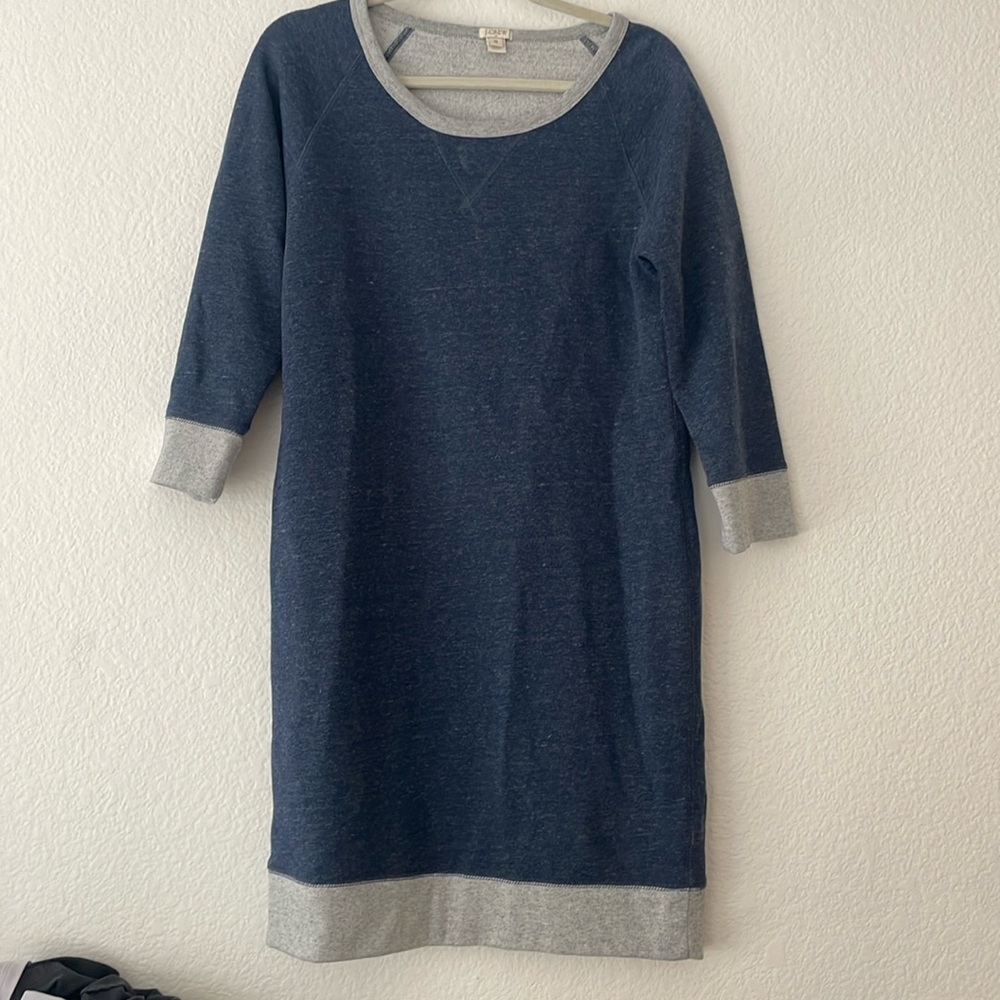 J-Crew women’s crew neck sweater dress